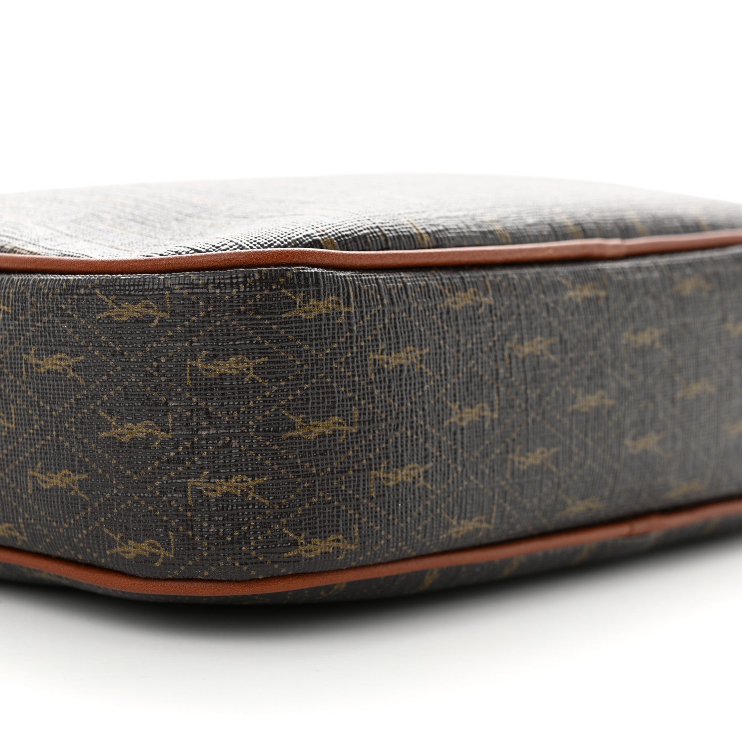 Saint Laurent Canvas Smooth Calfskin Le Monogramme Small Camera Bag Chestnut 8 of 9