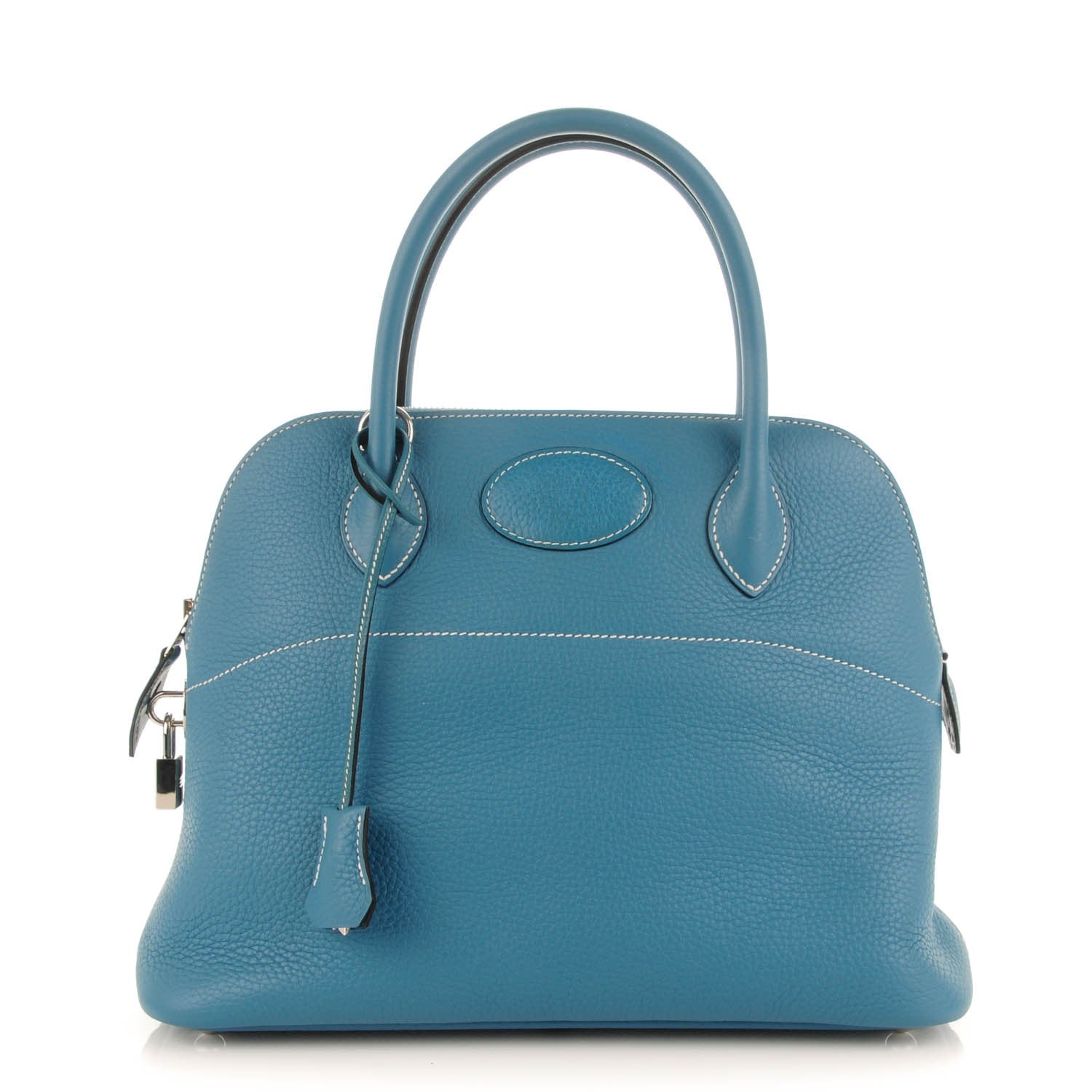 Hermes Taurillon Clemence Bolide 31 Blue Jean 1 of 7