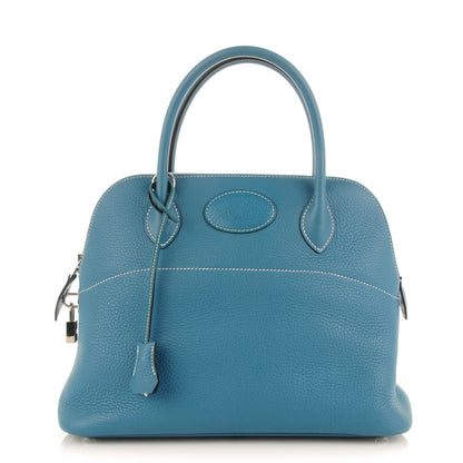 Hermes Taurillon Clemence Bolide 31 Blue Jean 1 of 7