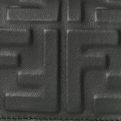 Fendi Nappa FF 1974 Embossed Baguette Black 7 of 9