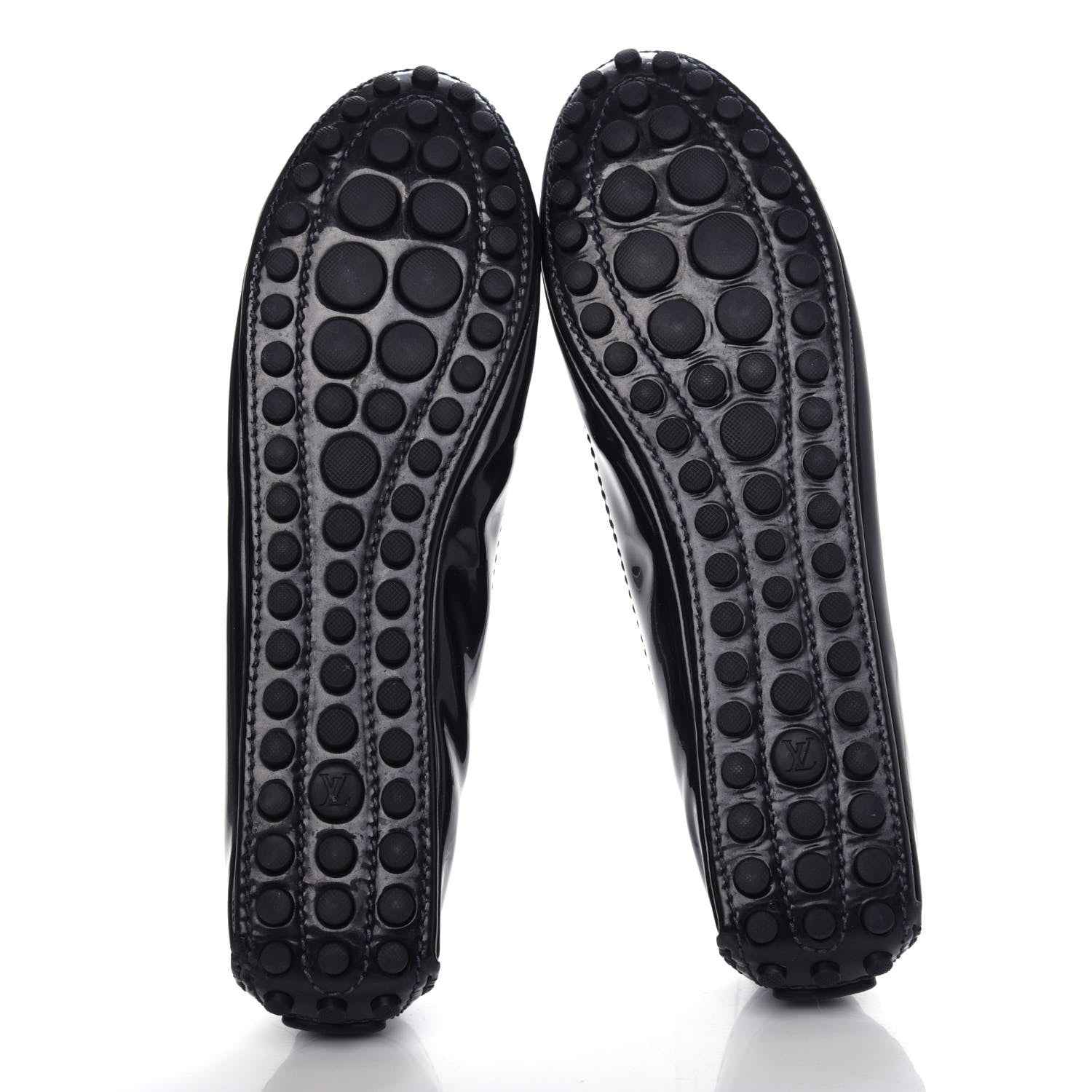 Louis Vuitton Patent Calfskin Oxford Ballerina Flats 39 Black 6 of 10