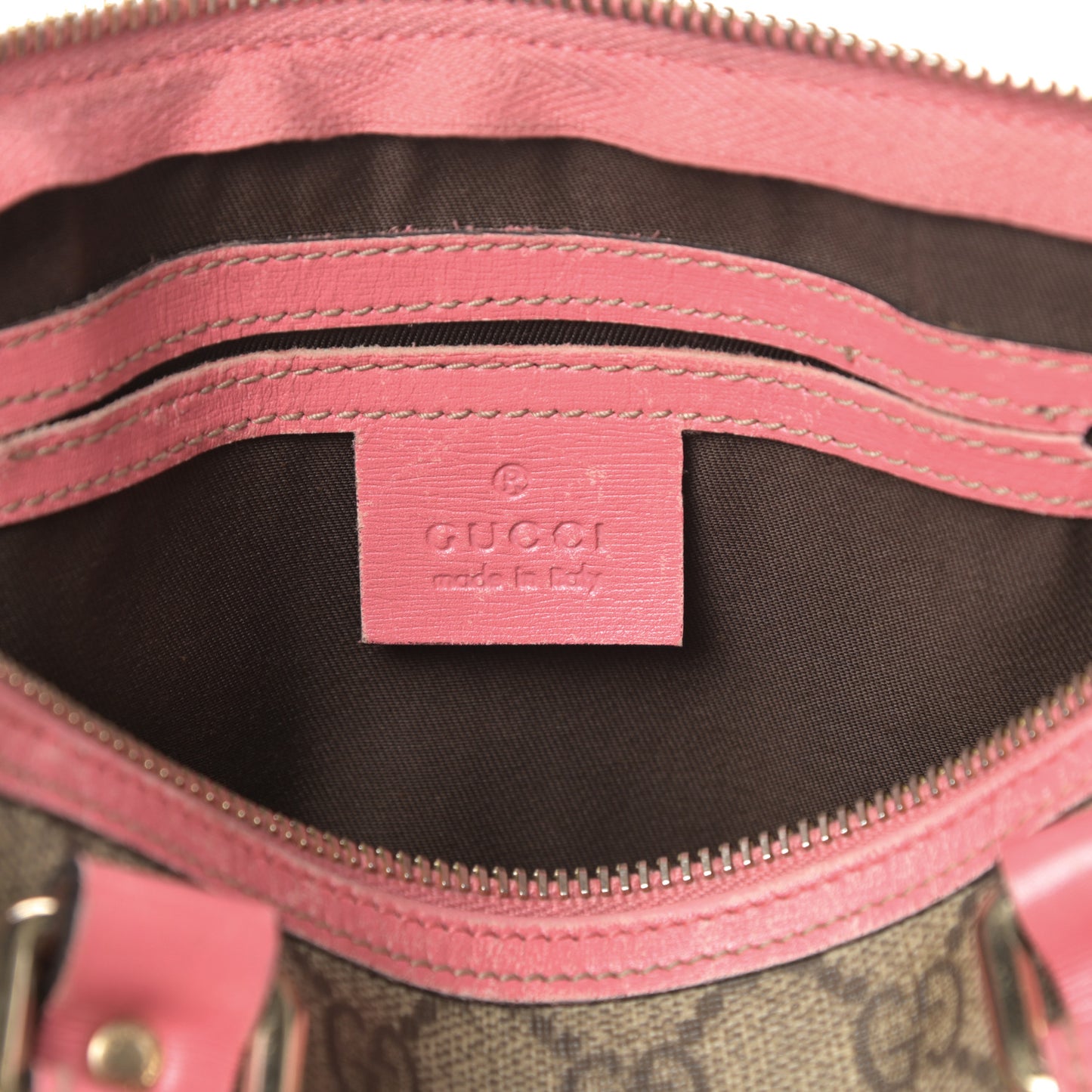 GG Plus Monogram Small Joy Boston Pink