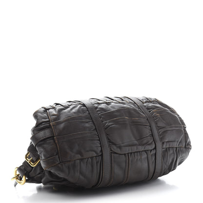 Prada Nappa Gaufre Shopping Satchel Caffe 4 of 18
