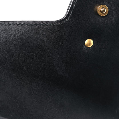 Gucci Calfskin Matelasse GG Marmont Chain Wallet Black 13 of 14