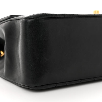 Chanel Lambskin Quilted Small Single Flap Black 10 of 14