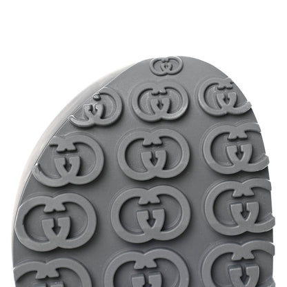 Gucci Soft Rubber Mens Interlocking G Platform 42mm Slide Sandals 10 Black 9 of 11