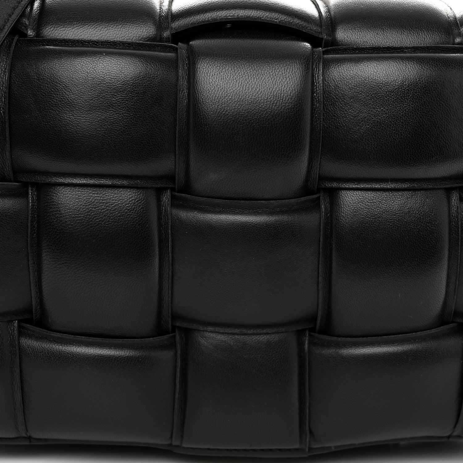 Bottega Veneta Nappa Maxi Intreccio Padded Cassette Crossbody Bag Black 8 of 12