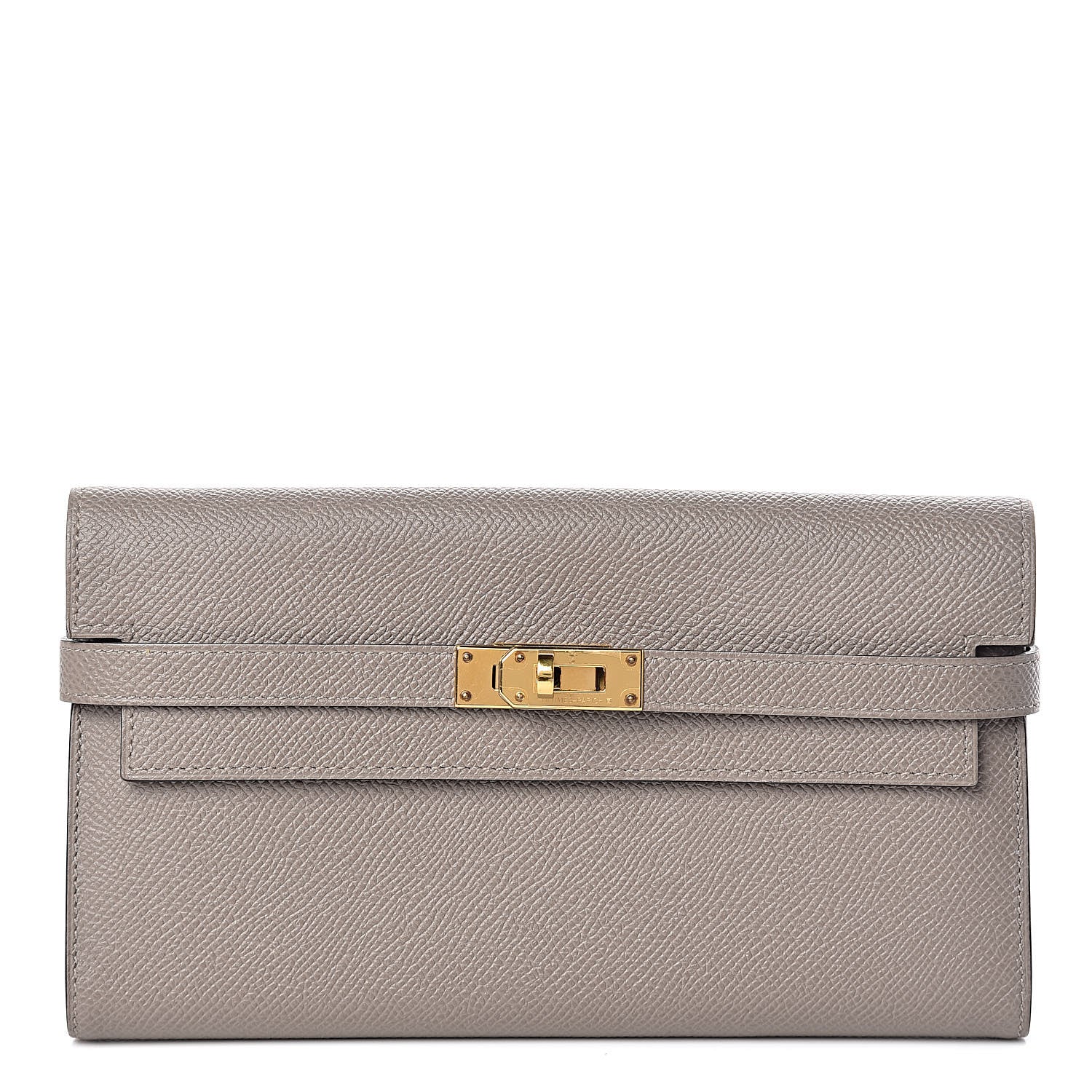Hermes Epsom Kelly Longue Wallet Gris Asphalte 1 of 8