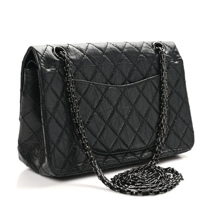 Chanel Aged Calfskin Quilted 2.55 Reissue 225 Flap So Black 3 of 11