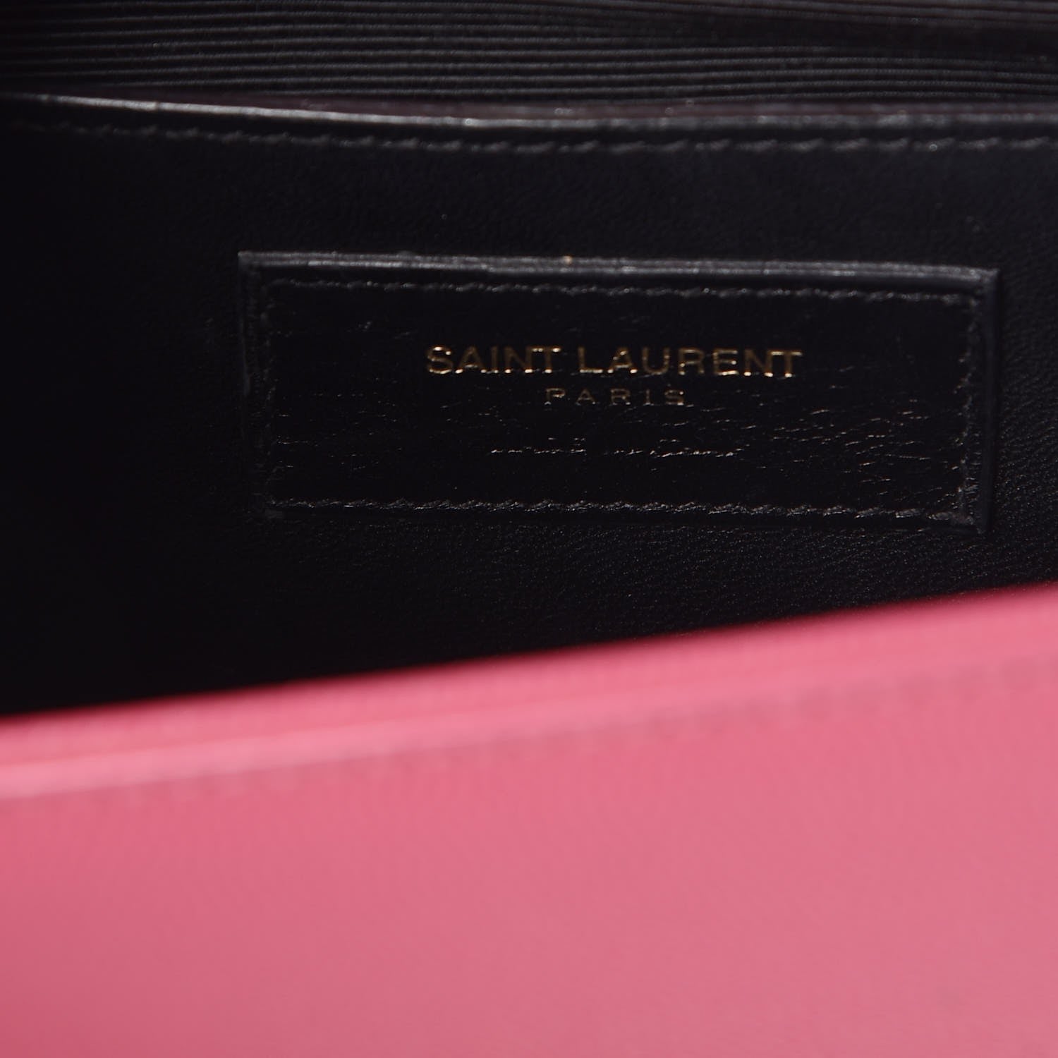 Saint Laurent Grain De Poudre Small Monogram Kate Satchel Fuchsia 7 of 11