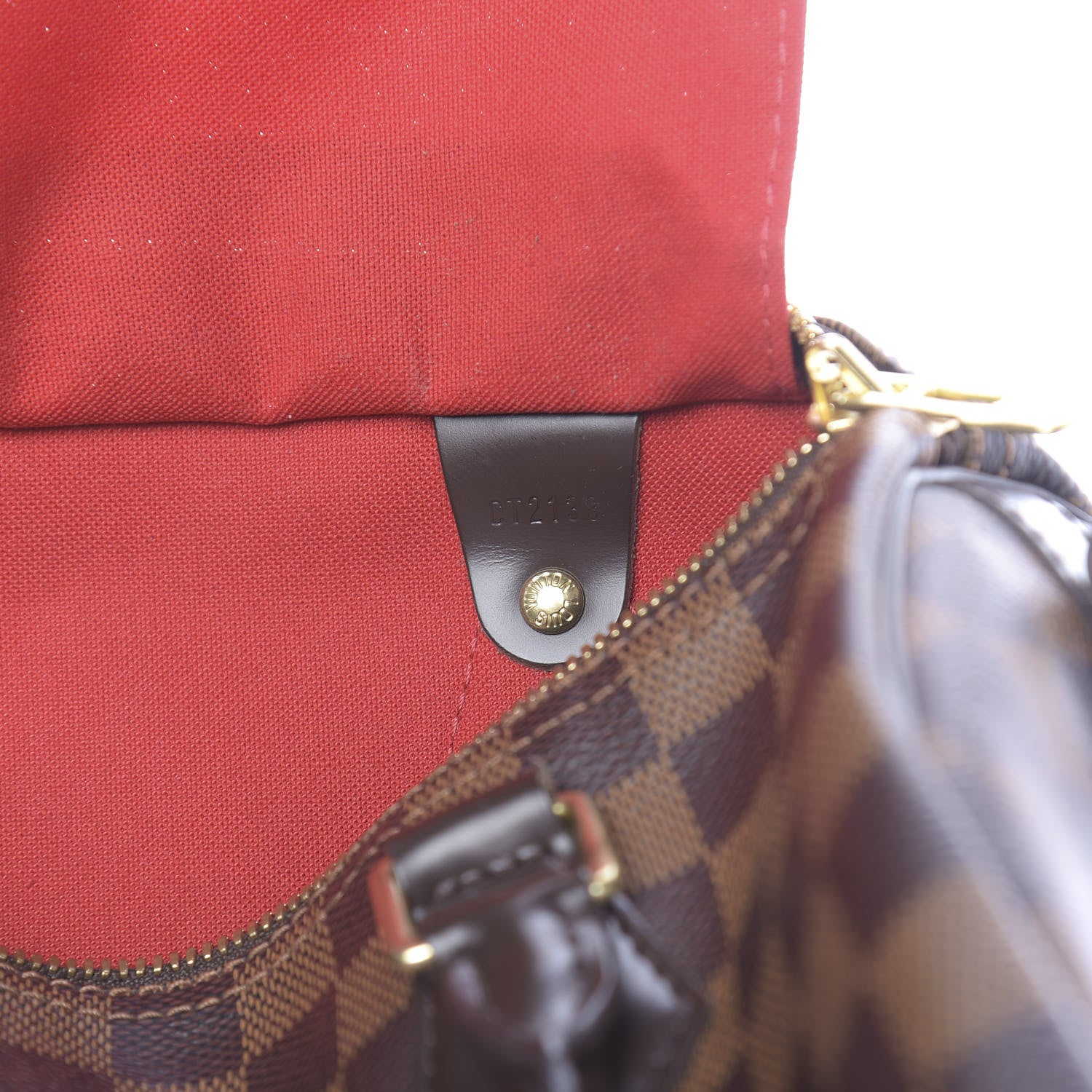 Louis Vuitton Damier Ebene Speedy Bandouliere 25 7 of 10