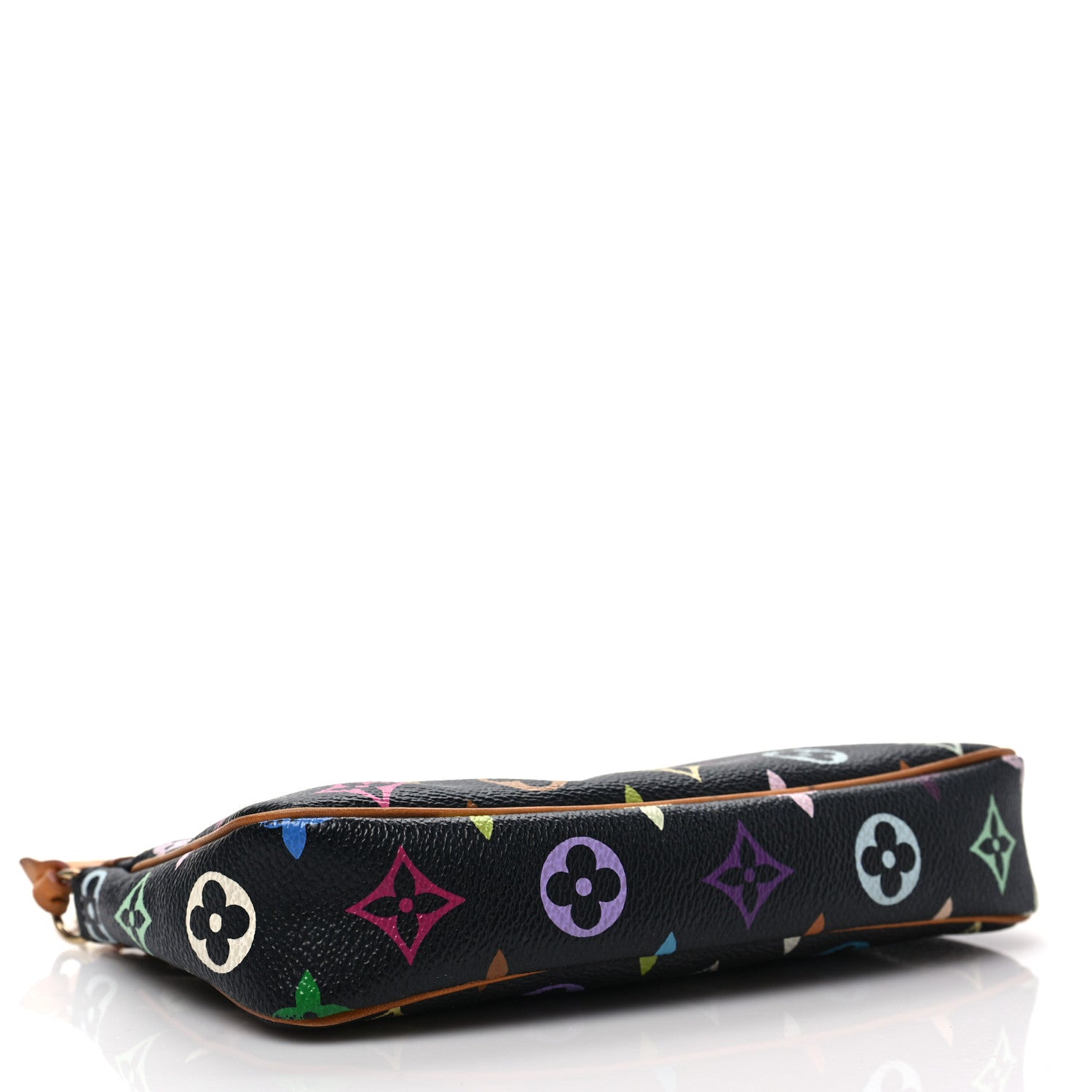 Louis Vuitton Monogram Multicolor Pochette Accessories Black 4 of 8