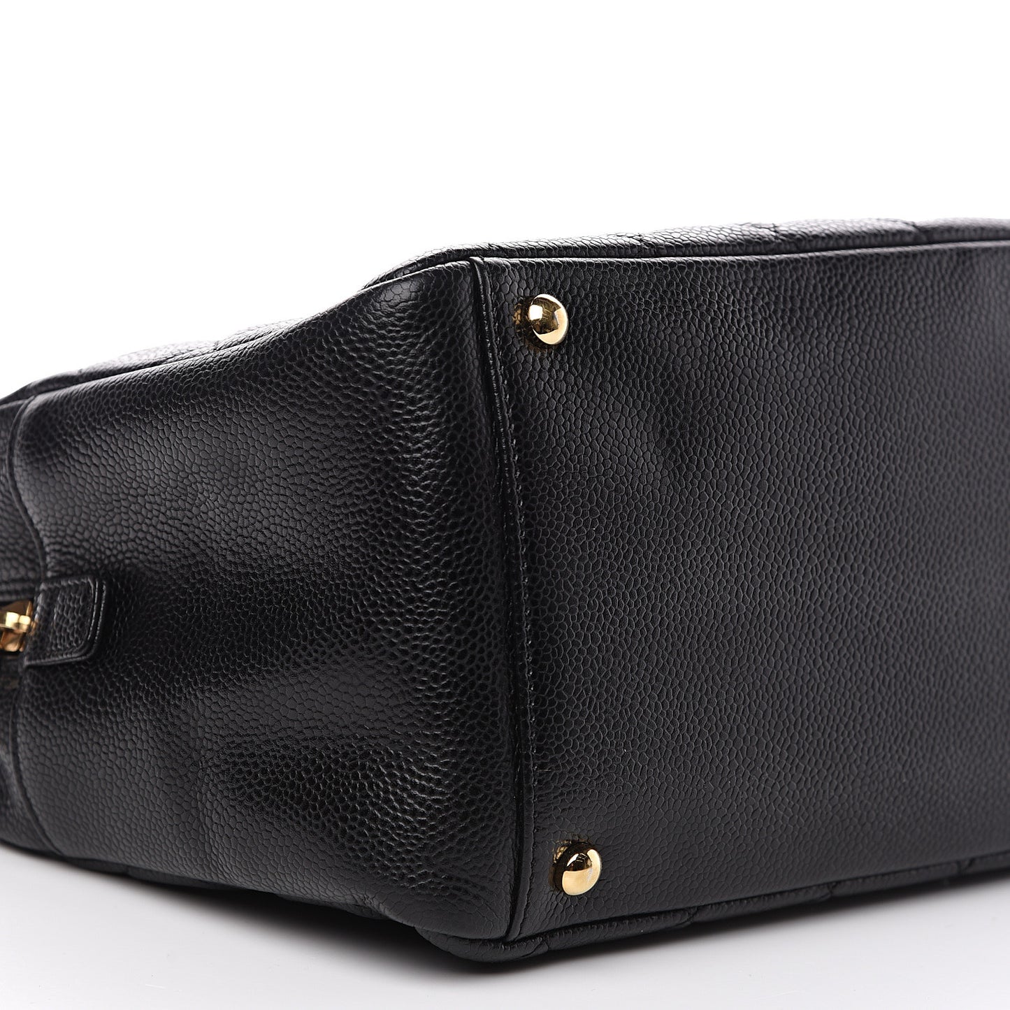 Caviar Quilted Petit Timeless Tote PTT Black