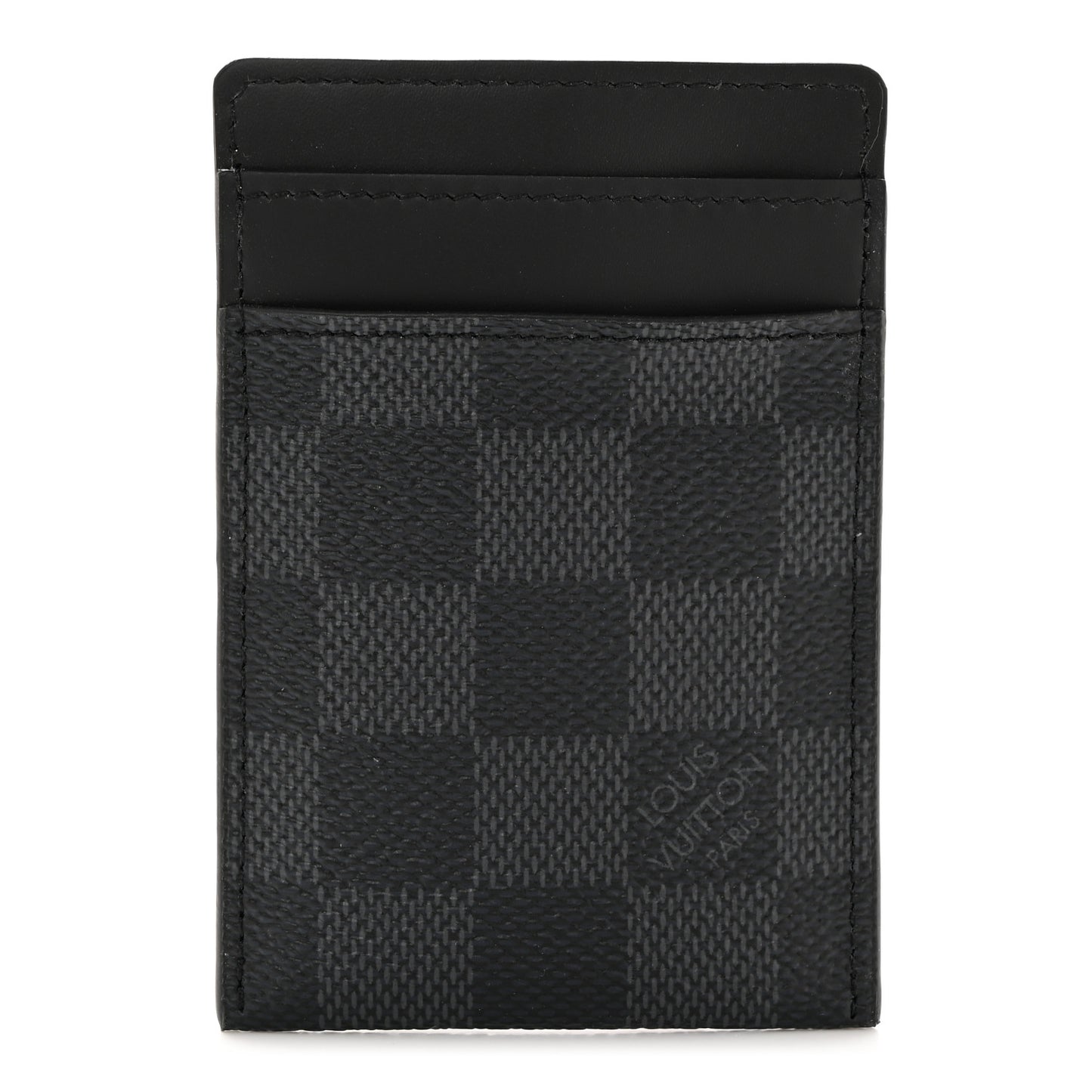 Damier Graphite Pince Card Holder Bill Clip