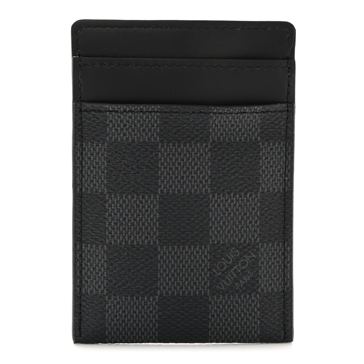 Louis Vuitton Damier Graphite Pince Card Holder Bill Clip 1 of 7