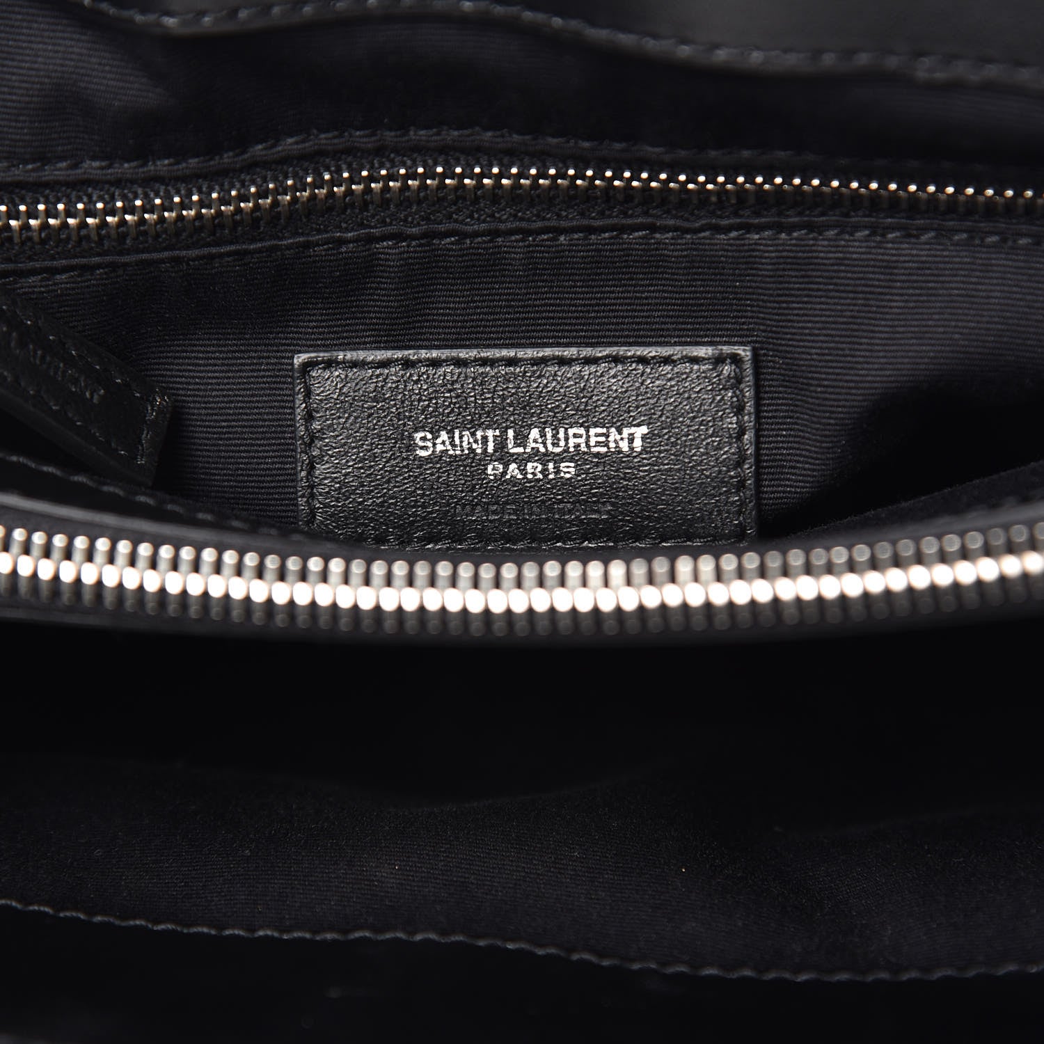 Saint Laurent Calfskin Y Quilted Monogram Medium Loulou Chain Satchel Black 8 of 11