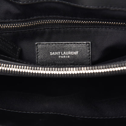 Saint Laurent Calfskin Y Quilted Monogram Medium Loulou Chain Satchel Black 8 of 11