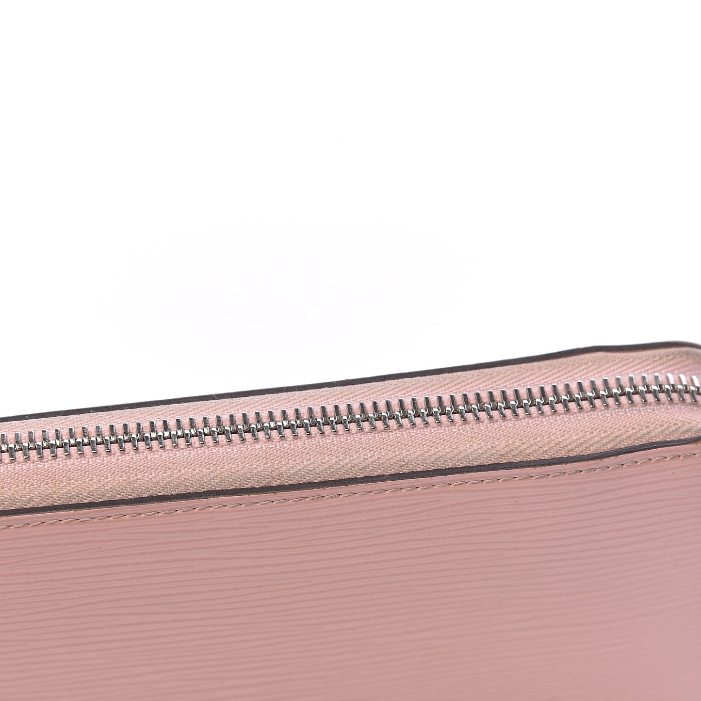 Epi Zippy Wallet Rose Ballerine