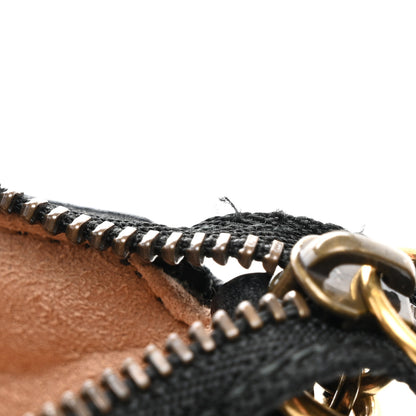 Gucci Calfskin Matelasse Mini GG Marmont Chain Bag Black 12 of 13