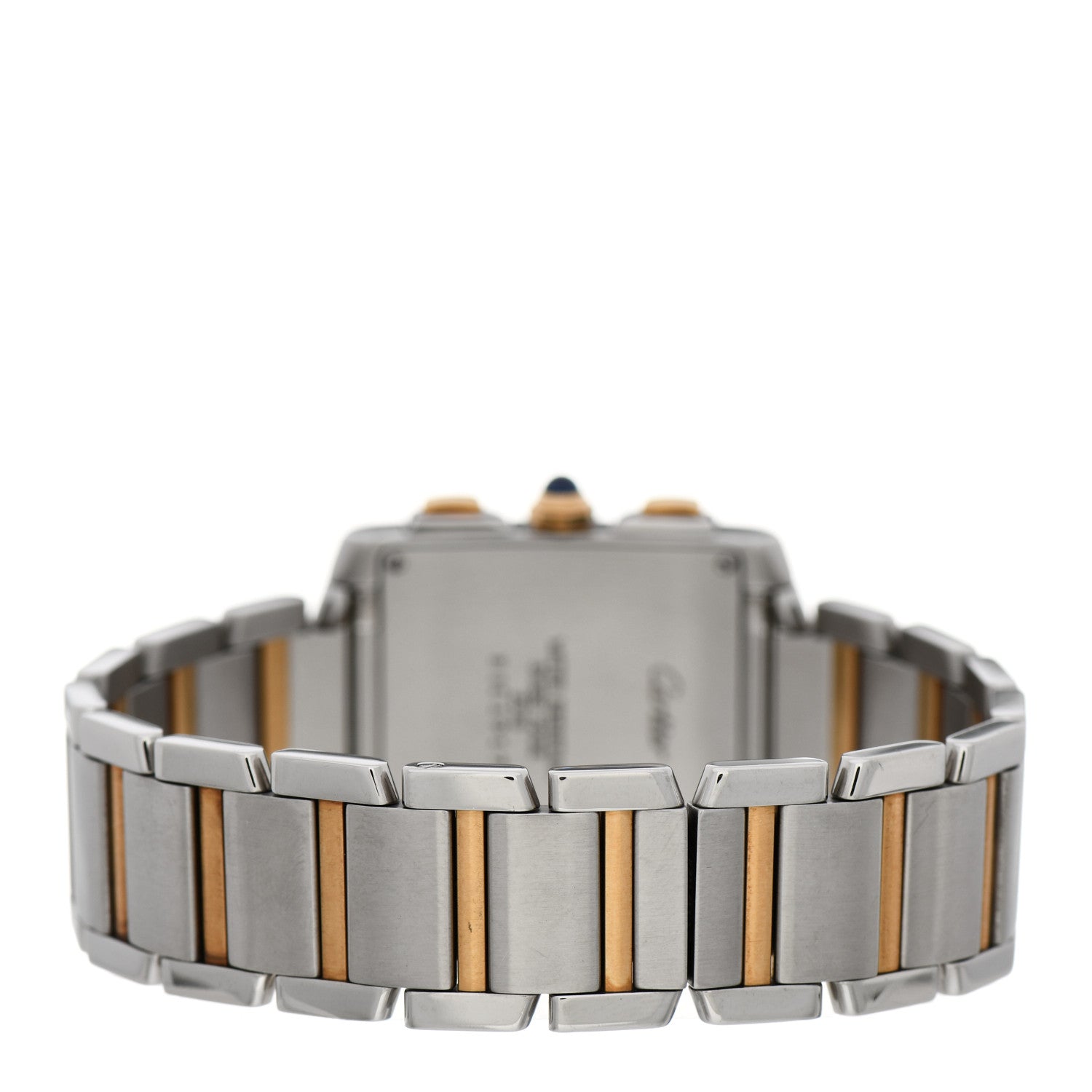 Cartier Stainless Steel 18K Yellow Gold 28mm Tank Francaise Chrono Reflex Quartz Watch 3 of 4