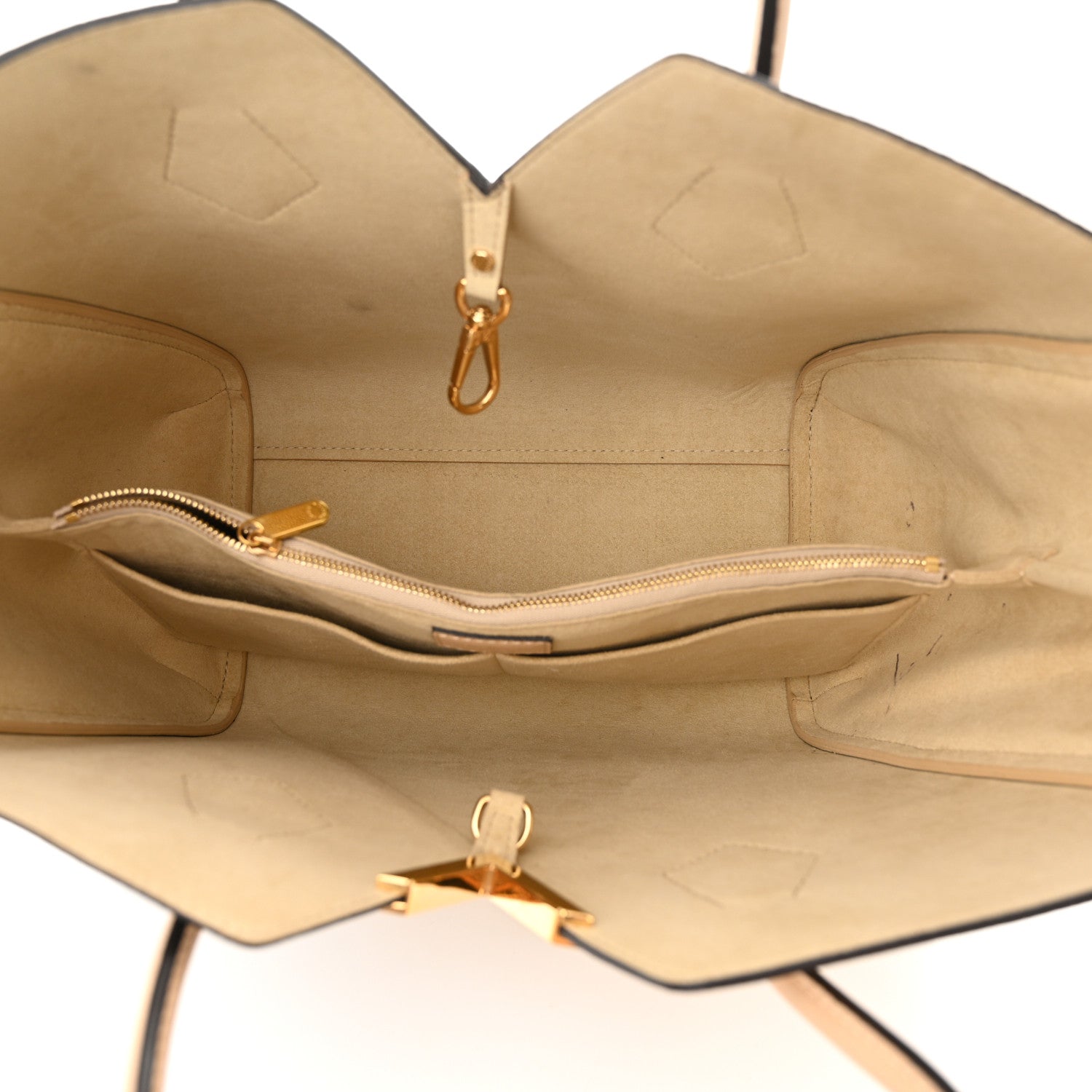 Louis Vuitton Calfskin Monogram Kimono Tote Dune 5 of 10