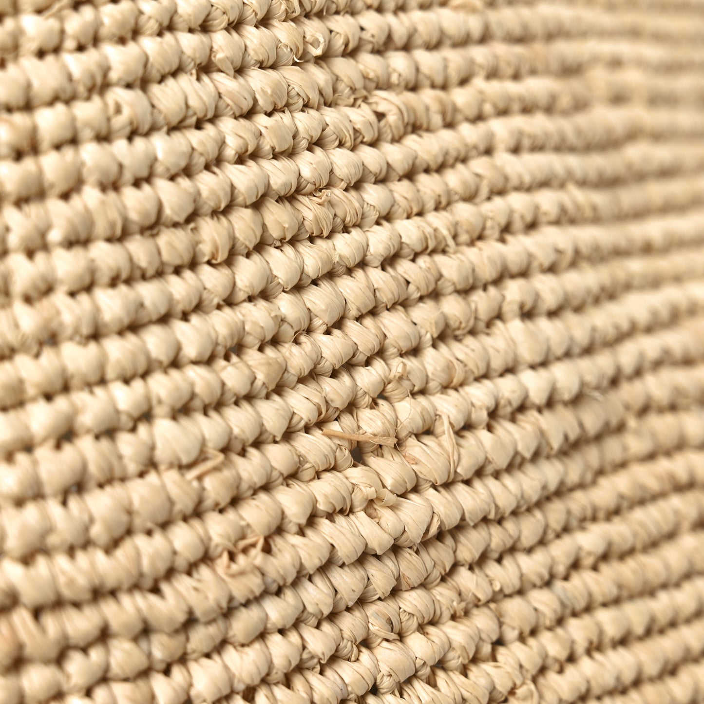 Raffia Mini Slit Tote Bag Natural Tan