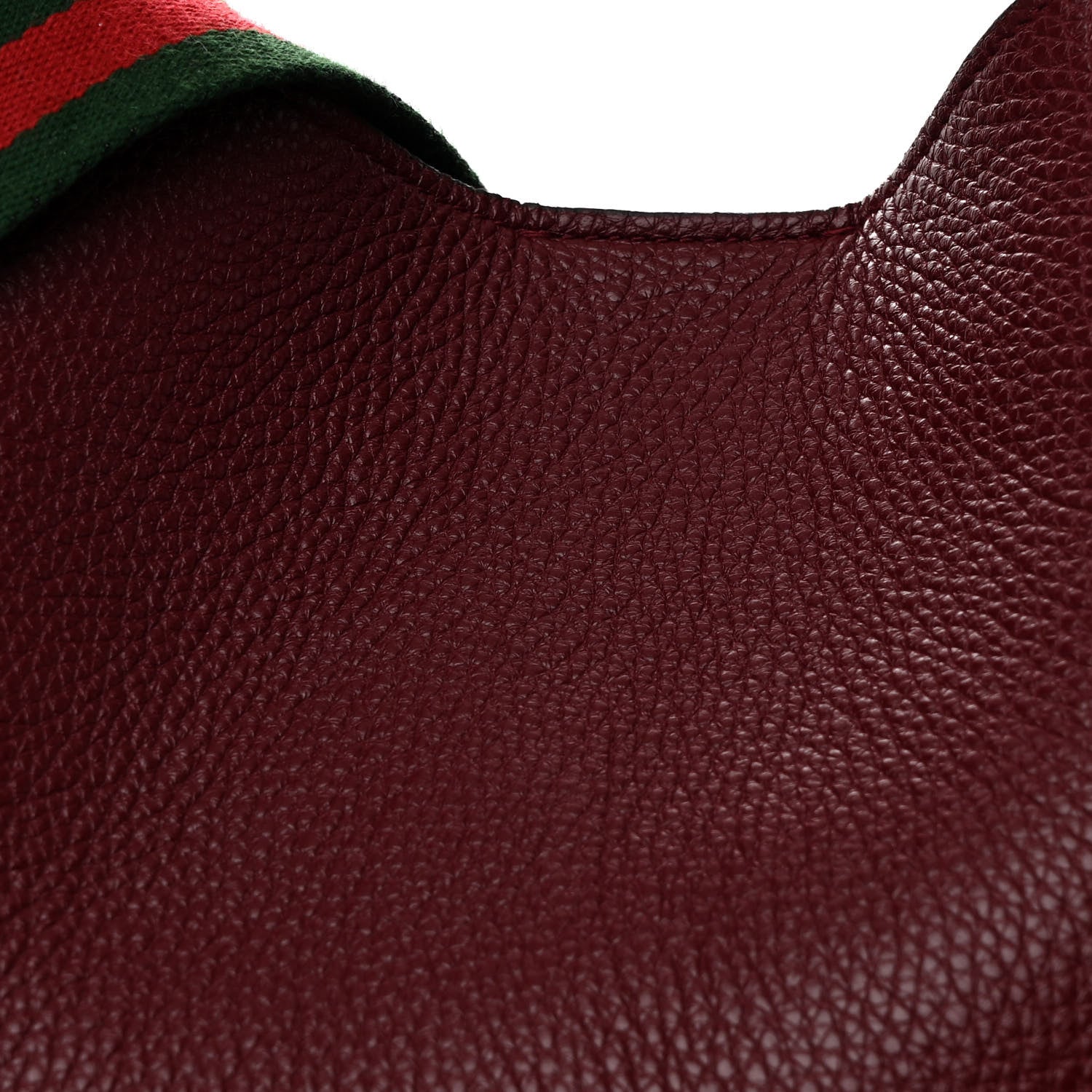 Gucci Soft Grained Calfskin Maxi B Hobo Rosso 9 of 13