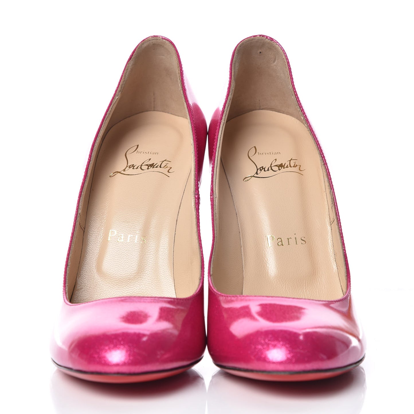 Patent Glitter 100 Pumps 37 Pink