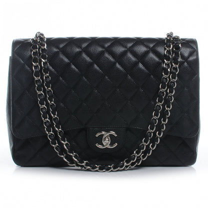Chanel Caviar Maxi Single Flap Black 1 of 8