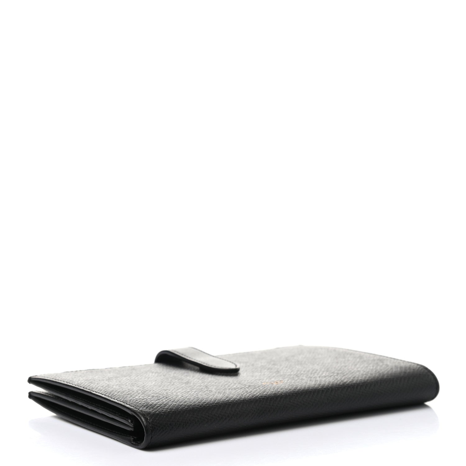 Celine Grained Calfskin Large Multifunction Strap Wallet Black 4 of 7