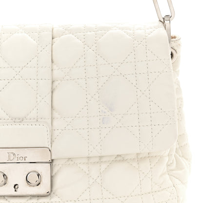 Christian Dior Lambskin Cannage New Lock Flap White 12 of 16