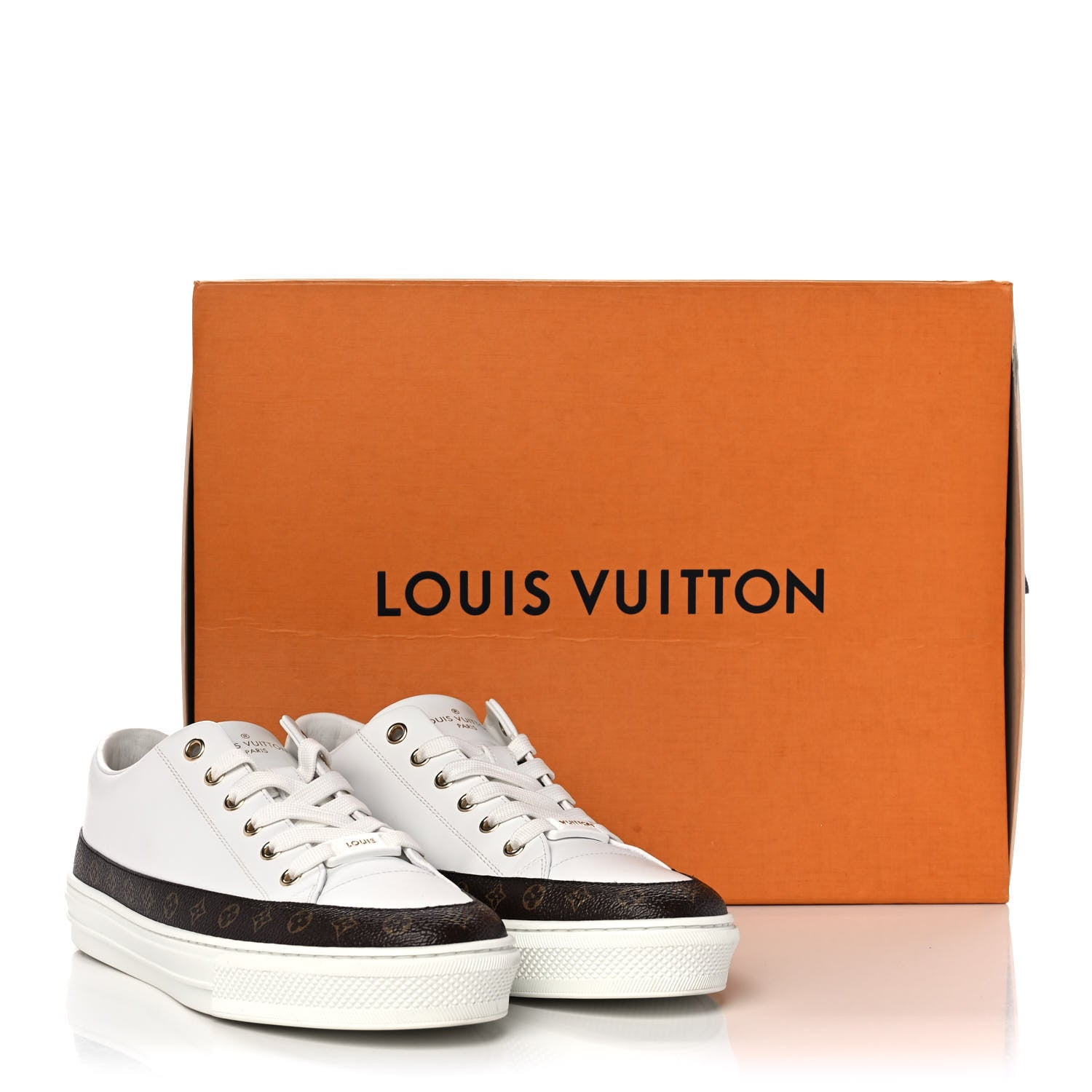 Louis Vuitton Monogram Womens Stellar Sneakers 39 White 10 of 10