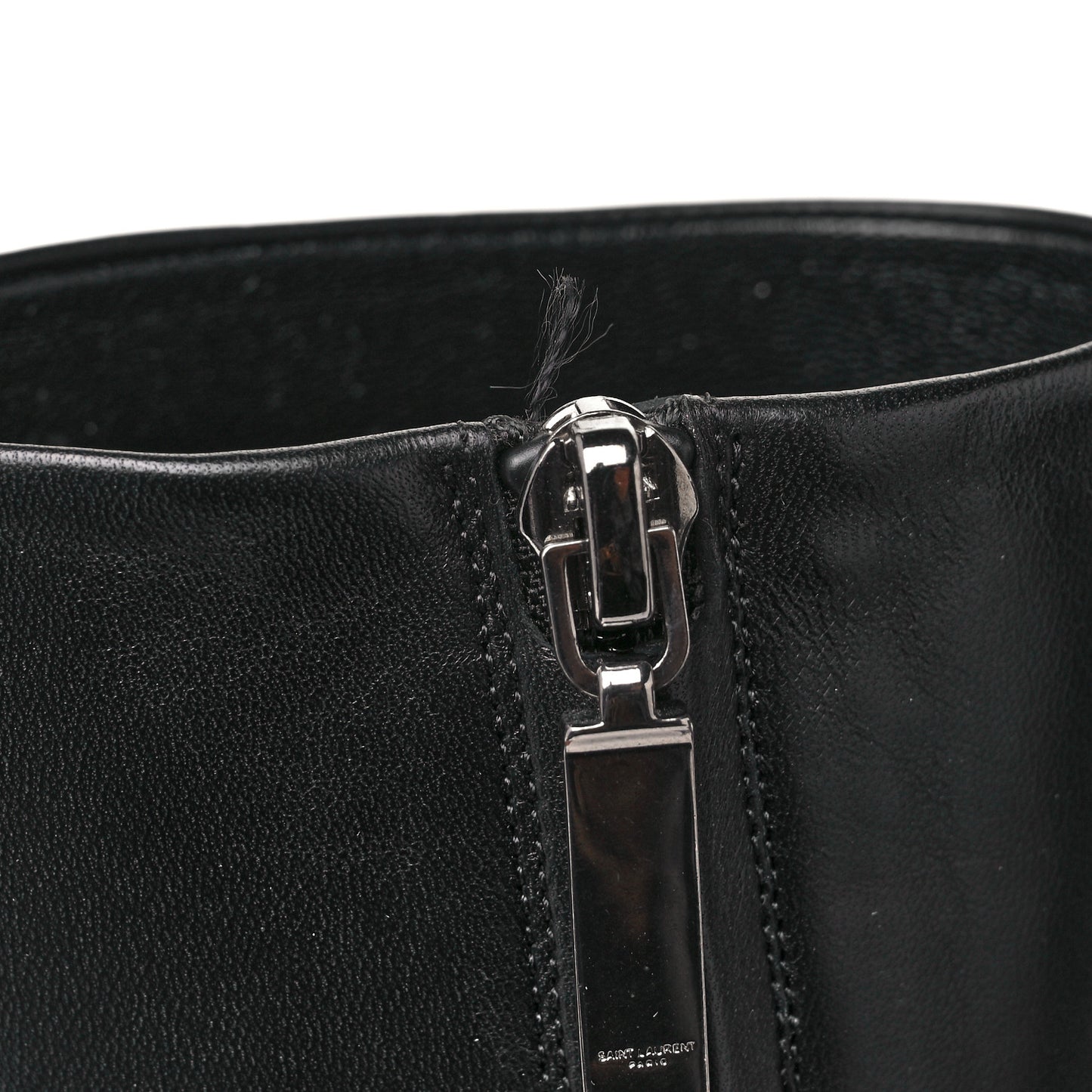 Nappa Vendome Loulou Ankle Zip Boot 38 Black