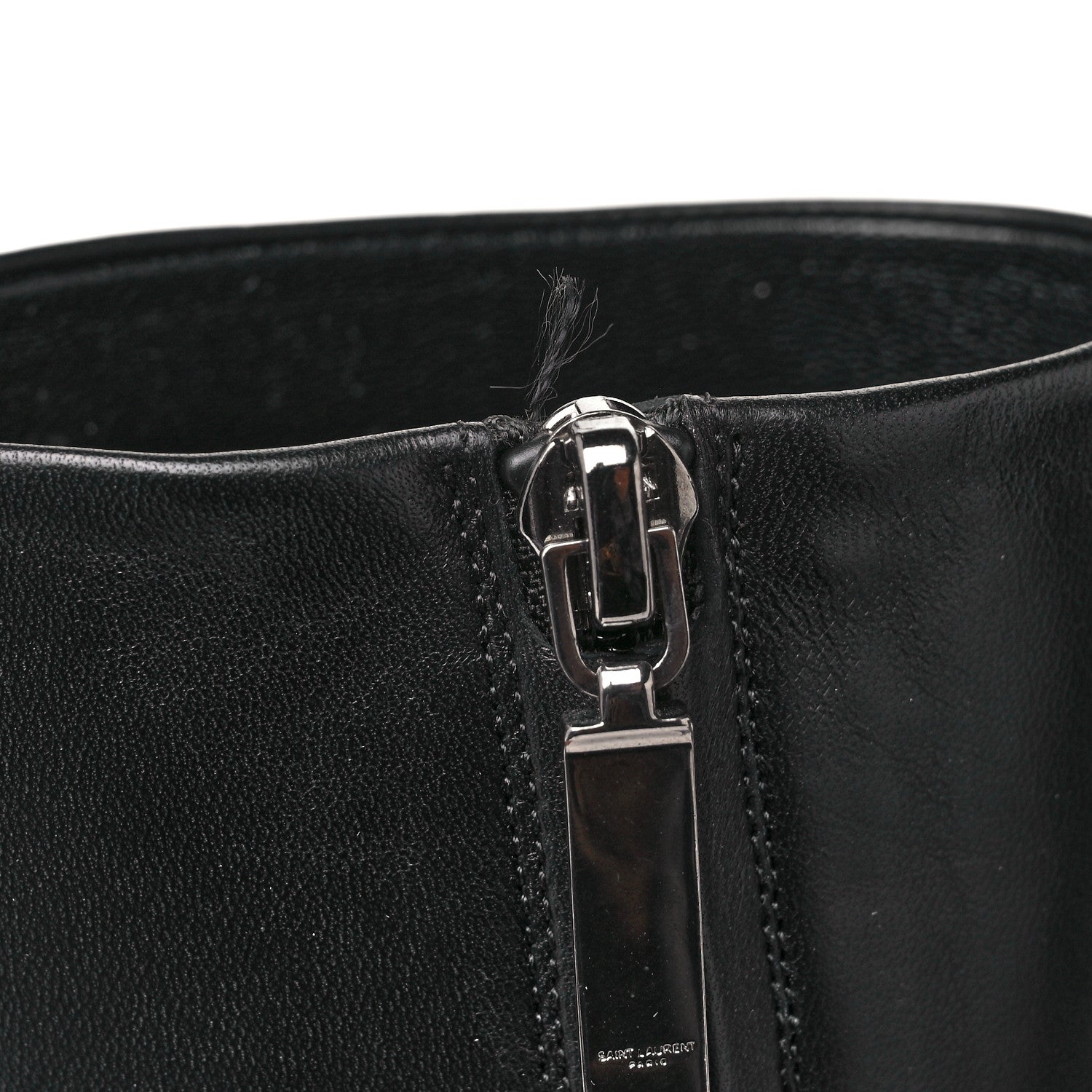 Saint Laurent Nappa Vendome Loulou Ankle Zip Boot 38 Black 8 of 9