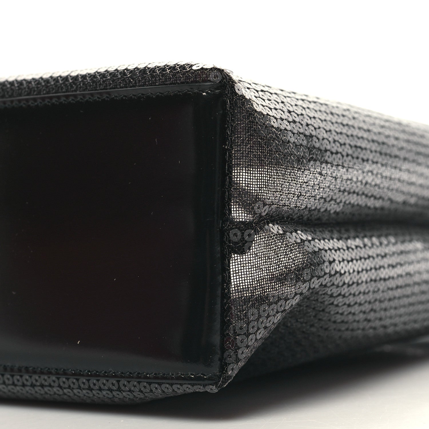 Prada Sequin Mesh Small Tote Bag Black 11 of 11