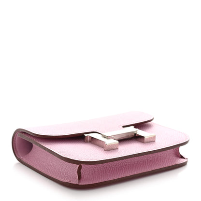 Hermes Epsom Constance Slim Wallet Mauve Sylvestre 5 of 10