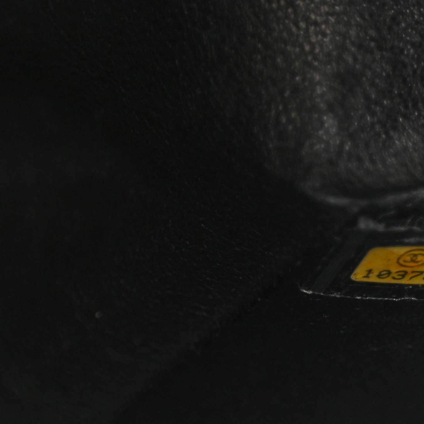 Caviar Quilted Mini Square Flap Black