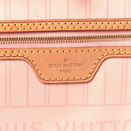 Louis Vuitton Damier Azur Neo Neverfull GM Rose Ballerine 7 of 11
