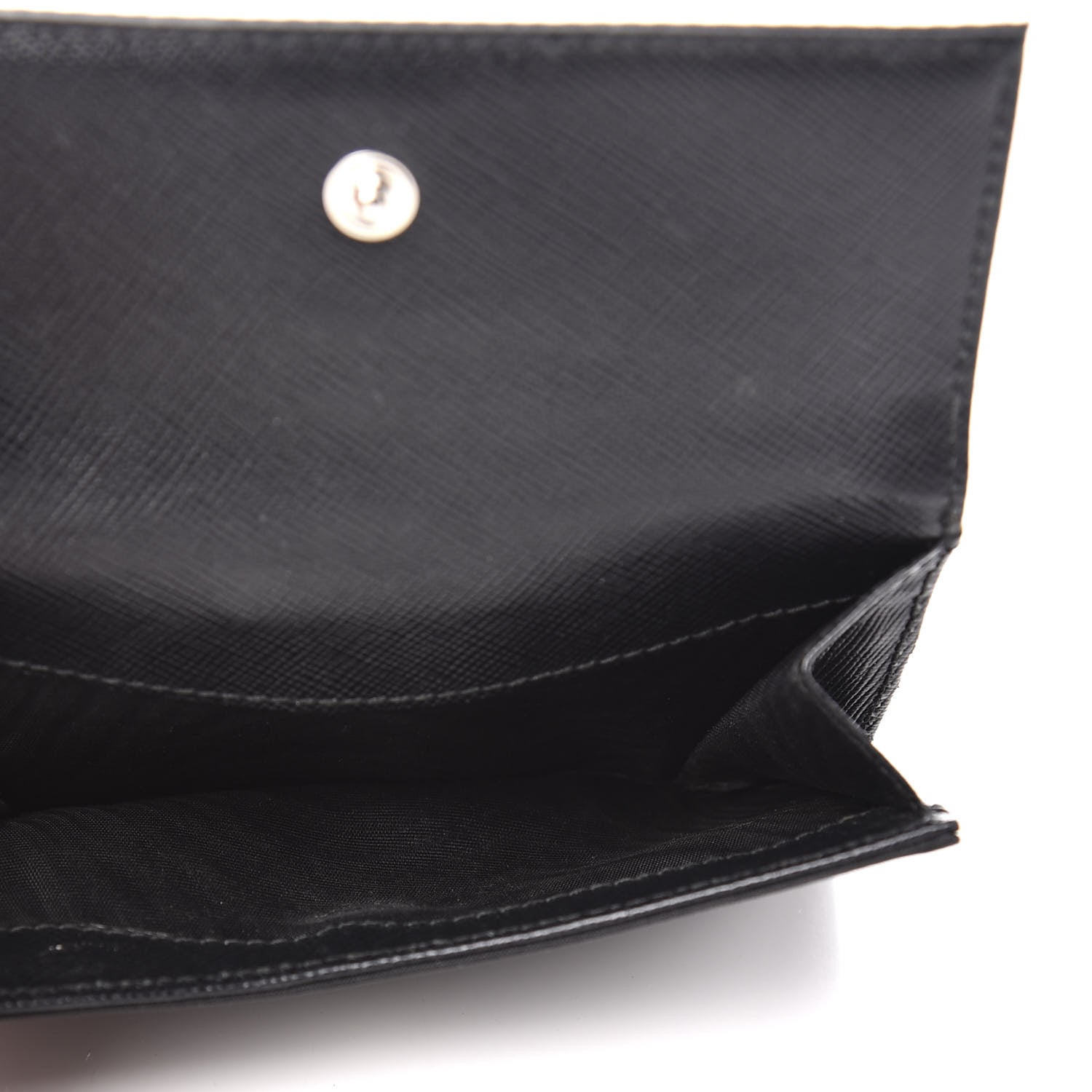 Prada Tessuto Nylon French Wallet Black 5 of 10