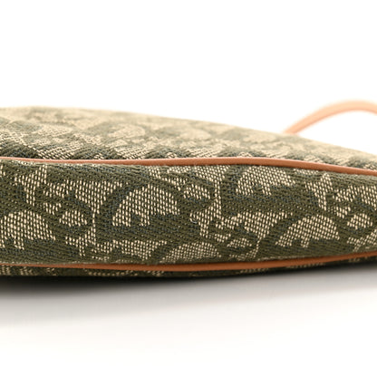Christian Dior Monogram Mini Saddle Pochette Green 10 of 10