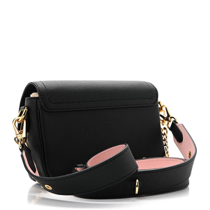 Louis Vuitton Grained Calfskin Lockme Tender Black 3 of 9
