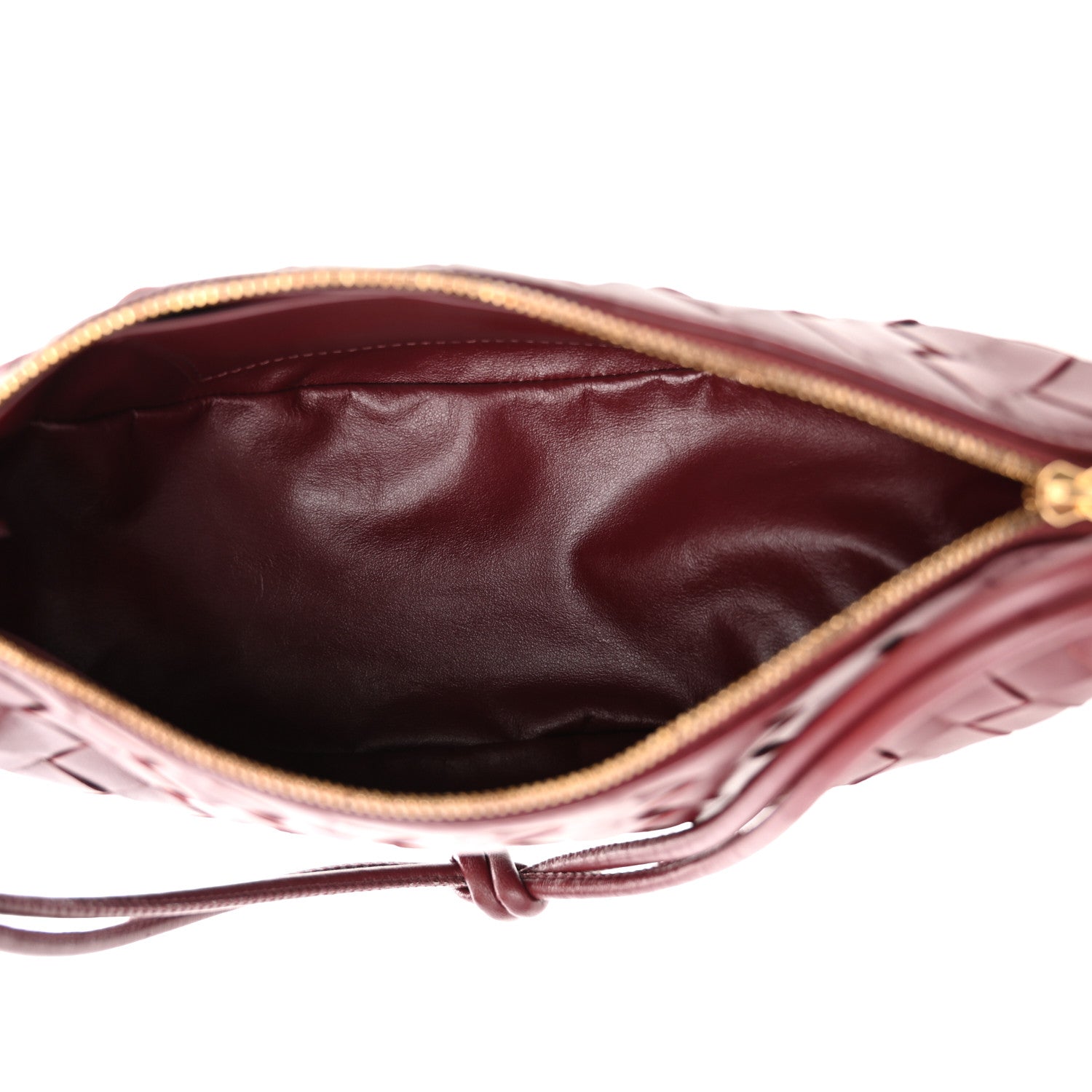 Bottega Veneta Nappa Intrecciato Half Moon Pouch On Strap Barolo 5 of 9