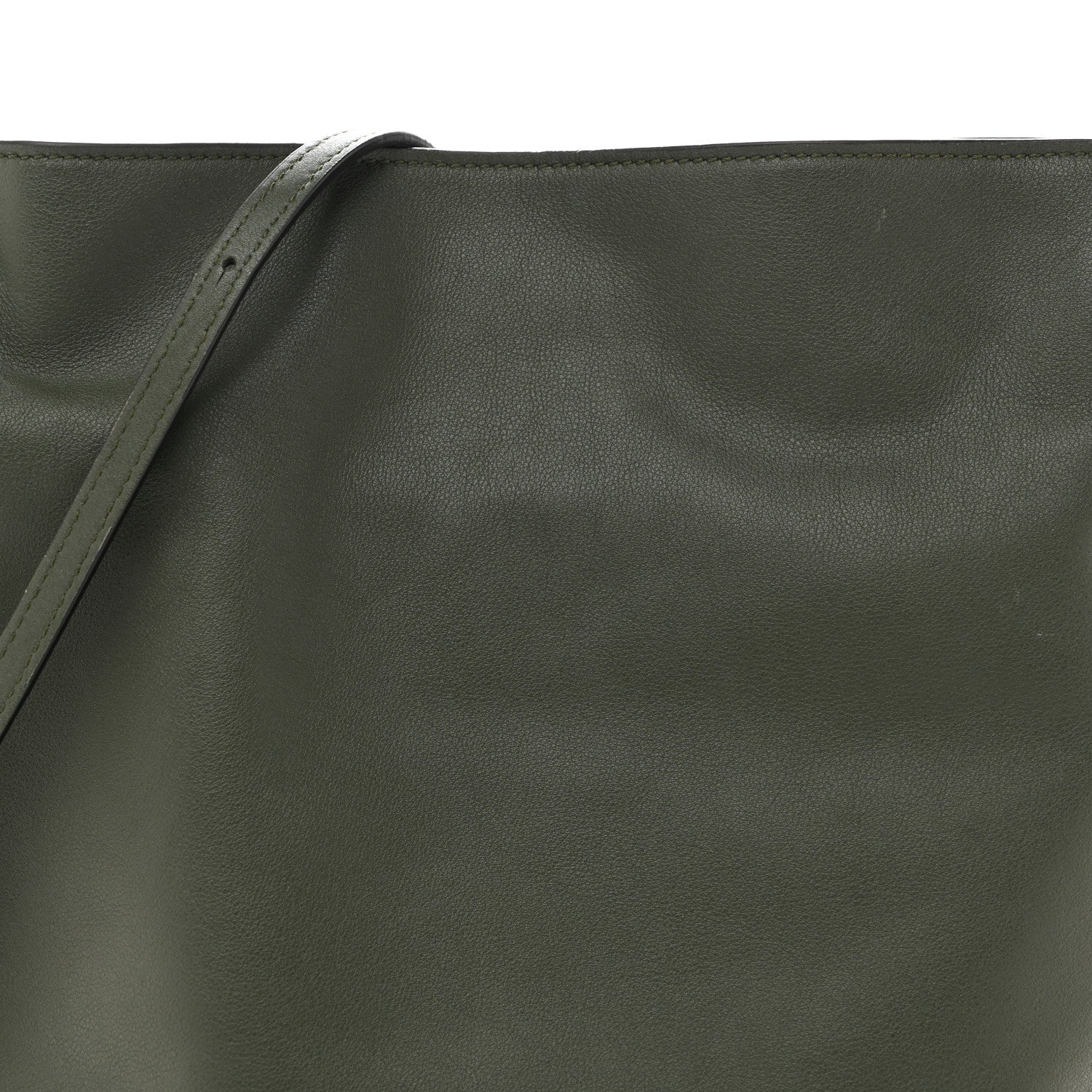 Loewe Calfskin Flamenco Knot Clutch Vintage Khaki 14 of 29