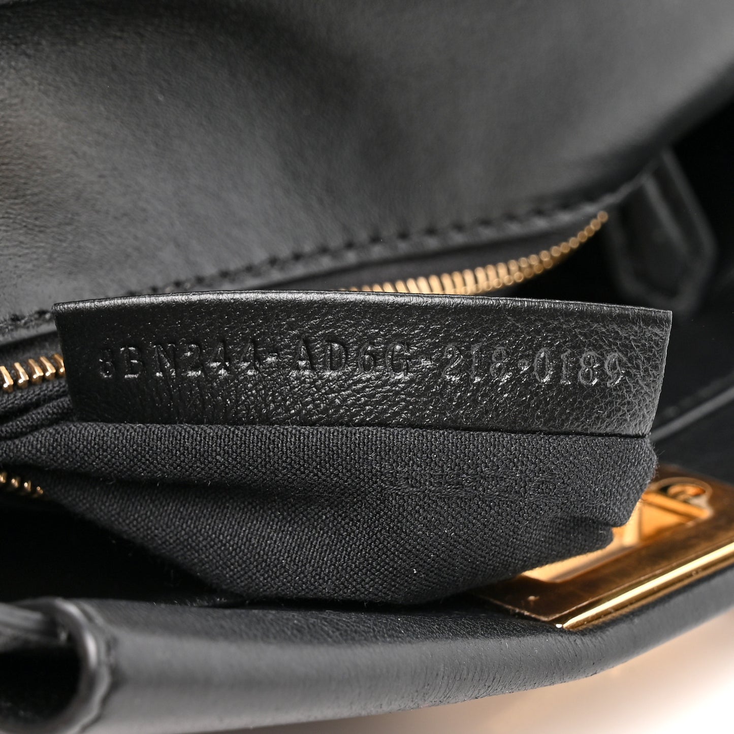 Nappa Mini Peekaboo Iconic Satchel Black