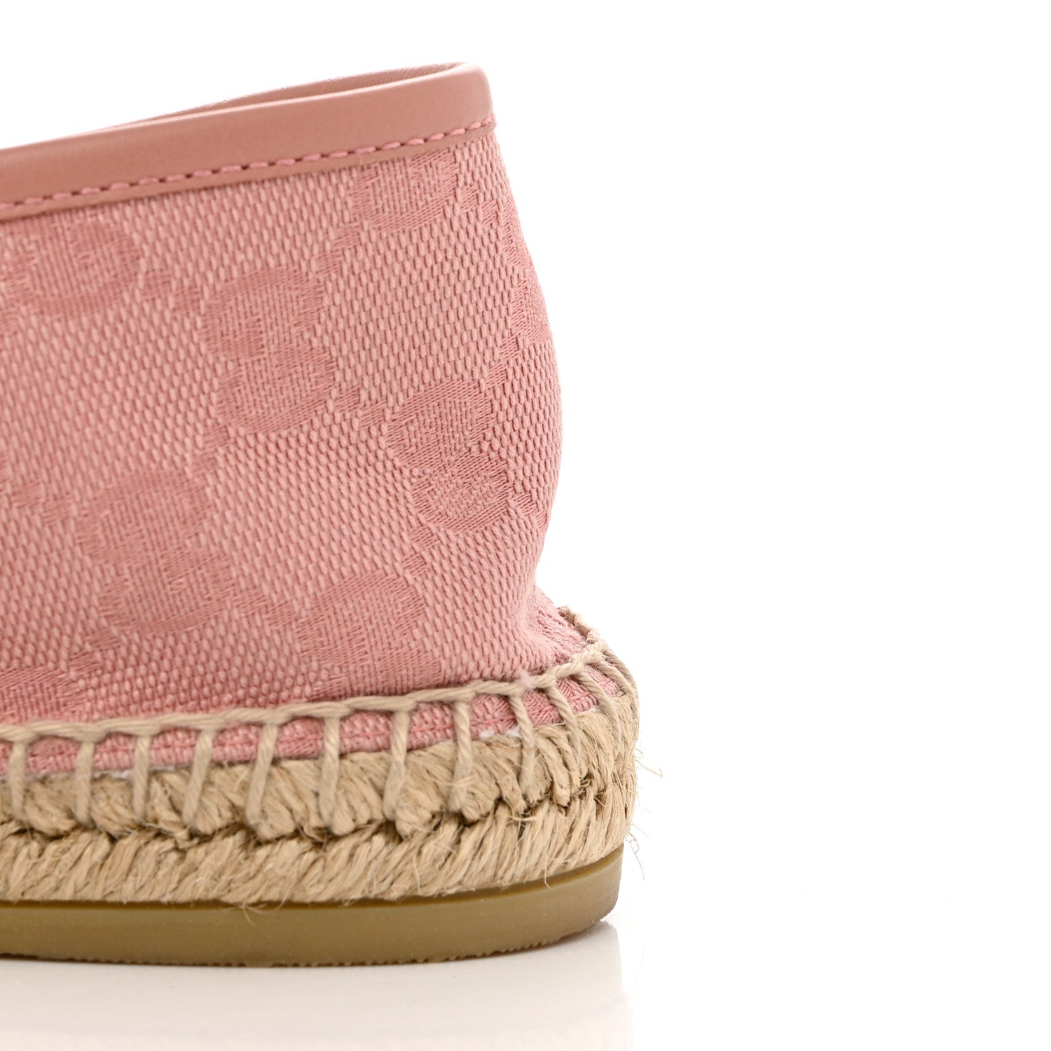 Gucci Monogram Espadrilles 40.5 Soft Pink 10 of 11