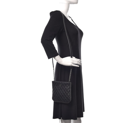 Chanel Calfskin Quilted Crossbody Bag Black 2 of 11