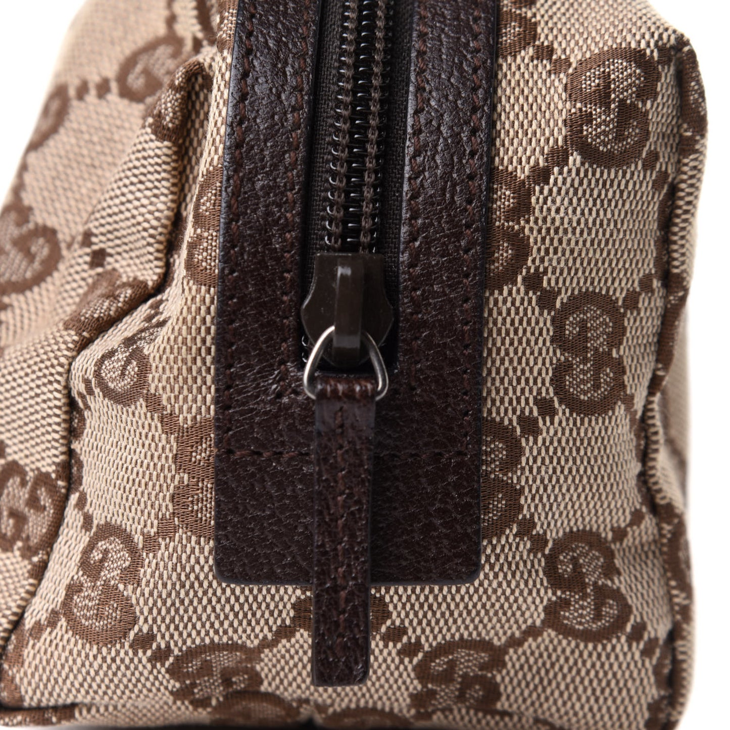 Monogram Large Cosmetic Case Brown