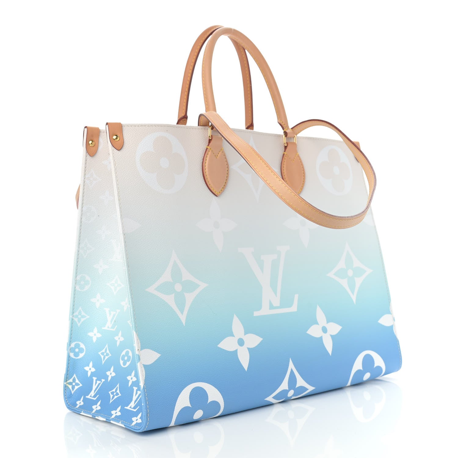 Louis Vuitton Monogram Giant By The Pool Onthego GM Blue 3 of 16