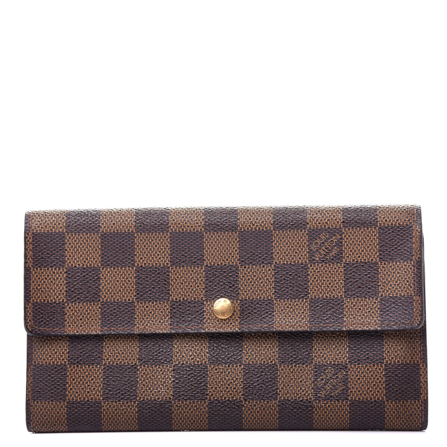 Louis Vuitton Damier Ebene Sarah Wallet 1 of 8