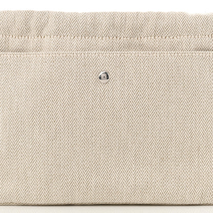 Hermes Canvas Barenia Fourbi 20 PM Pouch Naturel Fauve 8 of 10